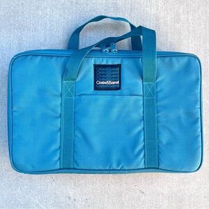 Vintage Crate and Barrel Cassette Tape Carrying Case with Handles